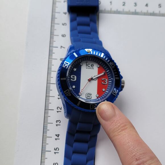 Vintage Watches Ice Watch Blue Silicone Mens Quartz Diver Dial main image 10